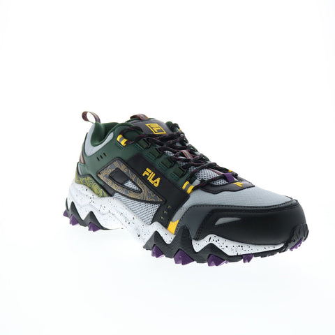 Fila Oakmont Trail 1JM01689-067 Mens Gray Leather Athletic Hiking Shoes