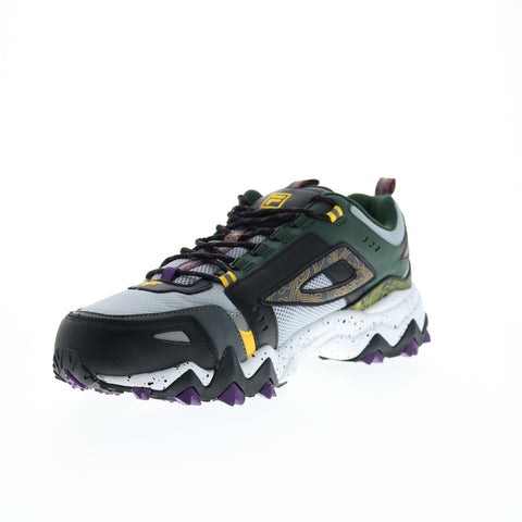 Fila Oakmont Trail 1JM01689-067 Mens Gray Leather Athletic Hiking Shoes