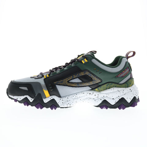 Fila Oakmont Trail 1JM01689-067 Mens Gray Leather Athletic Hiking Shoes