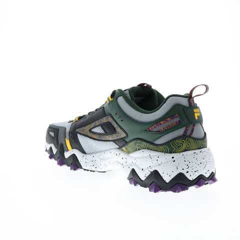 Fila Oakmont Trail 1JM01689-067 Mens Gray Leather Athletic Hiking Shoes