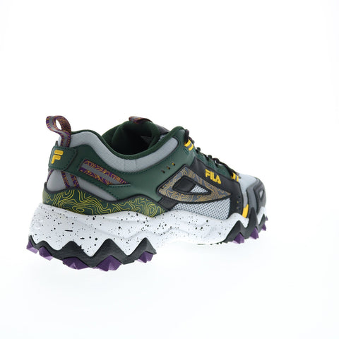 Fila Oakmont Trail 1JM01689-067 Mens Gray Leather Athletic Hiking Shoes