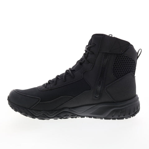 Fila Chastizer 1LM00116-001 Mens Black Leather Lace Up Work Boots