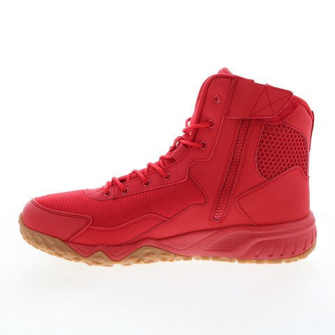 Fila Chastizer 1LM00358-936 Mens Red Leather Lace Up Work Boots