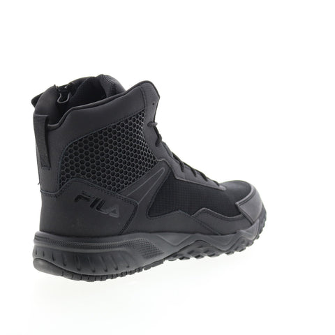 Fila Chastizer Evo 1LM00370-001 Mens Black Leather Lace Up Work Boots