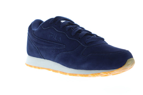Fila Euro Jogger Ii Mens Blue Synthetic Low Top Lace Up Sneakers Shoes