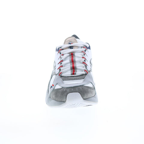 Fila Boveasorus 1RM00576-109 Mens Gray Leather Lifestyle Sneakers Shoes