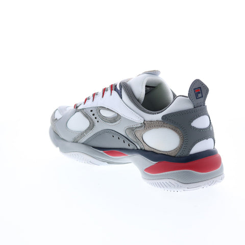 Fila Boveasorus 1RM00576-109 Mens Gray Leather Lifestyle Sneakers Shoes