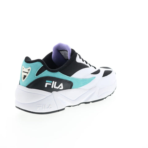 Fila V94M 1RM00584-964 Mens Black Leather Lace Up Lifestyle Sneakers Shoes