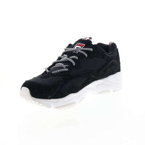 Fila Ray Tracer 1RM00642-014 Mens Black Suede Lifestyle Sneakers Shoes