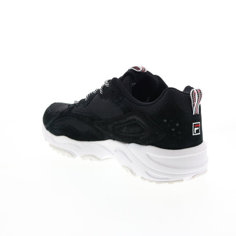 Fila Ray Tracer 1RM00642-014 Mens Black Suede Lifestyle Sneakers Shoes
