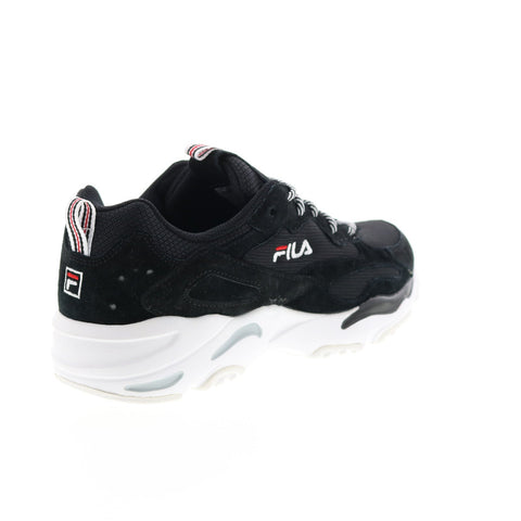 Fila Ray Tracer 1RM00642-014 Mens Black Suede Lifestyle Sneakers Shoes