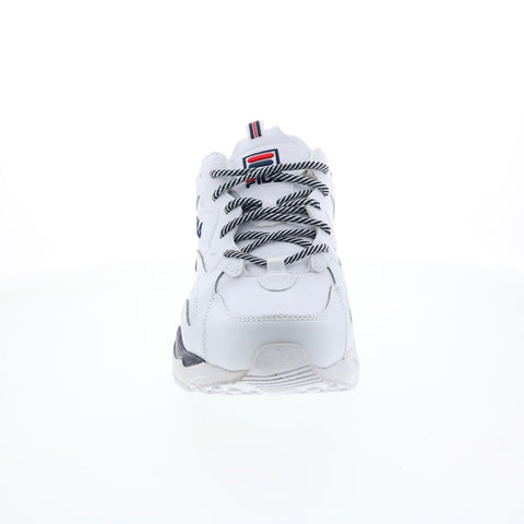 Fila Ray Tracer 1RM00661-125 Mens White Leather Lifestyle Sneakers Shoes