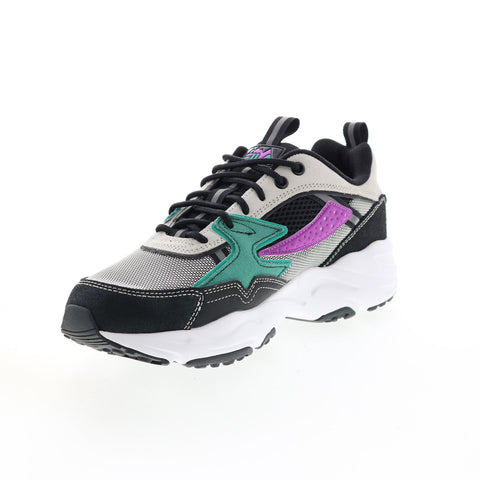 Fila Trail Tracer 1RM00915-017 Mens Black Leather Athletic Hiking Shoes