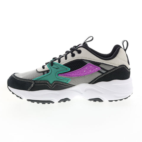 Fila Trail Tracer 1RM00915-017 Mens Black Leather Athletic Hiking Shoes