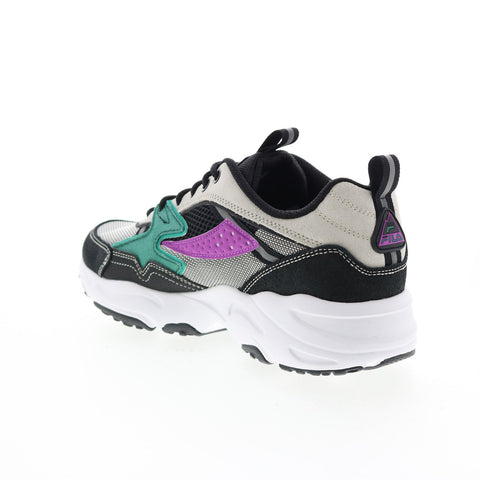 Fila Trail Tracer 1RM00915-017 Mens Black Leather Athletic Hiking Shoes