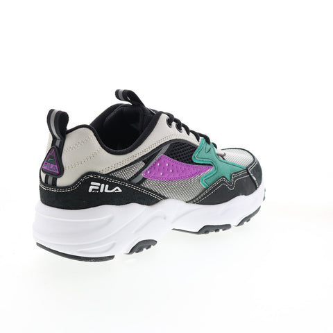 Fila Trail Tracer 1RM00915-017 Mens Black Leather Athletic Hiking Shoes