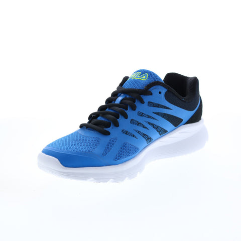 Fila Memory Panorama 6 1RM00943-410 Mens Blue Canvas Athletic Running Shoes