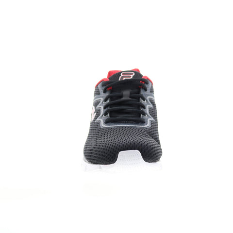Fila Memory Vernato 5 1RM00944-005 Mens Black Canvas Athletic Running Shoes
