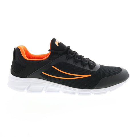 Fila Set Apart 1RM00964-015 Mens Black Canvas Athletic Running Shoes