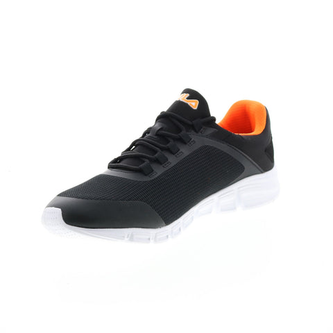 Fila Set Apart 1RM00964-015 Mens Black Canvas Athletic Running Shoes