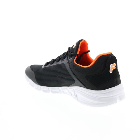 Fila Set Apart 1RM00964-015 Mens Black Canvas Athletic Running Shoes