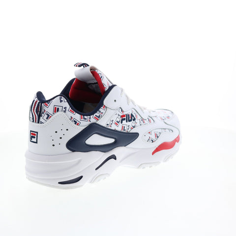 Fila Ray Tracer Multilogo 1RM00998-125 Mens White Lifestyle Sneakers Shoes