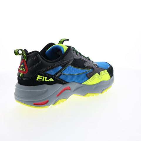 Fila Trail Tracer 1RM01030-404 Mens Blue Leather Athletic Hiking Shoes