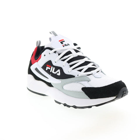 Fila Dryft 1RM01200-102 Mens White Leather Lace Up Lifestyle Sneakers Shoes