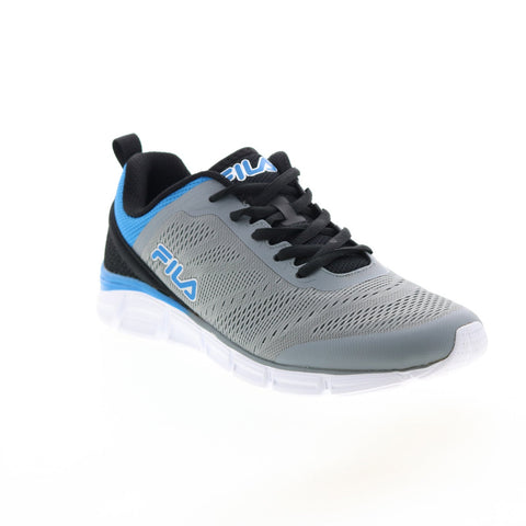 Fila Flashattack 1RM01271-057 Mens Gray Canvas Athletic Running Shoes