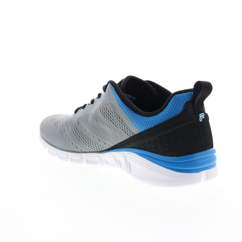 Fila Flashattack 1RM01271-057 Mens Gray Canvas Athletic Running Shoes