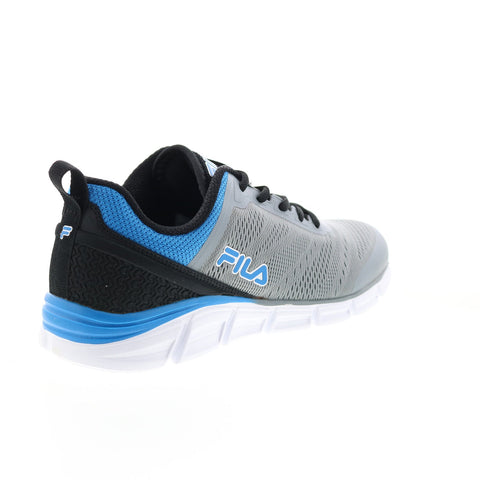 Fila Flashattack 1RM01271-057 Mens Gray Canvas Athletic Running Shoes