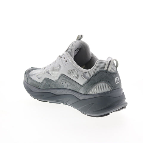Fila Trigate 1RM01283-050 Mens Gray Suede Lace Up Lifestyle Sneakers Shoes
