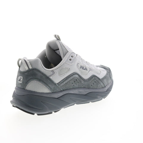 Fila Trigate 1RM01283-050 Mens Gray Suede Lace Up Lifestyle Sneakers Shoes