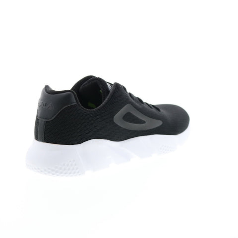 Fila Zarin 1RM01301-013 Mens Black Canvas Lace Up Lifestyle Sneakers Shoes