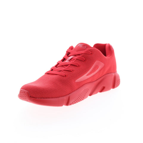 Fila Zarin 1RM01301-600 Mens Red Canvas Lace Up Lifestyle Sneakers Shoes