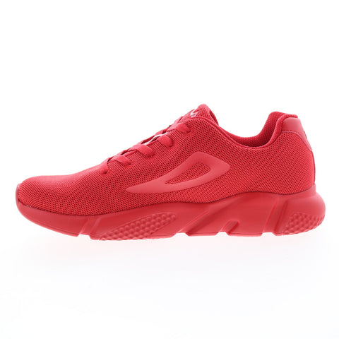 Fila Zarin 1RM01301-600 Mens Red Canvas Lace Up Lifestyle Sneakers Shoes