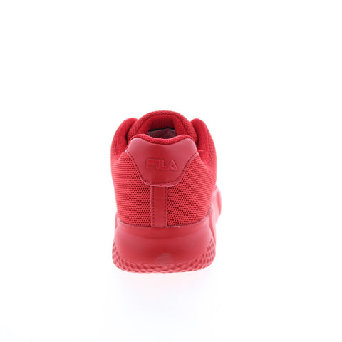 Fila Zarin 1RM01301-600 Mens Red Canvas Lace Up Lifestyle Sneakers Shoes