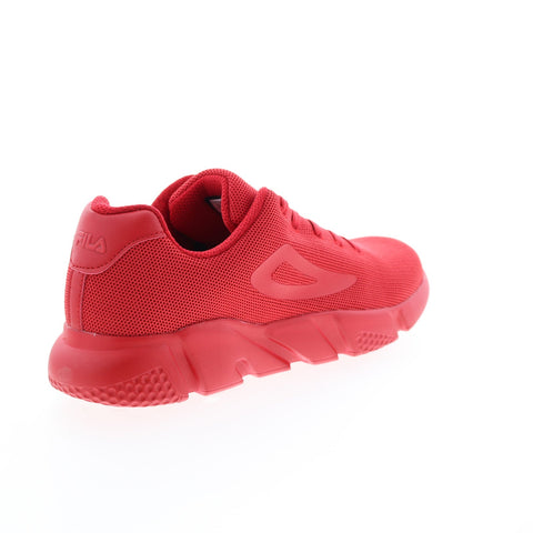 Fila Zarin 1RM01301-600 Mens Red Canvas Lace Up Lifestyle Sneakers Shoes