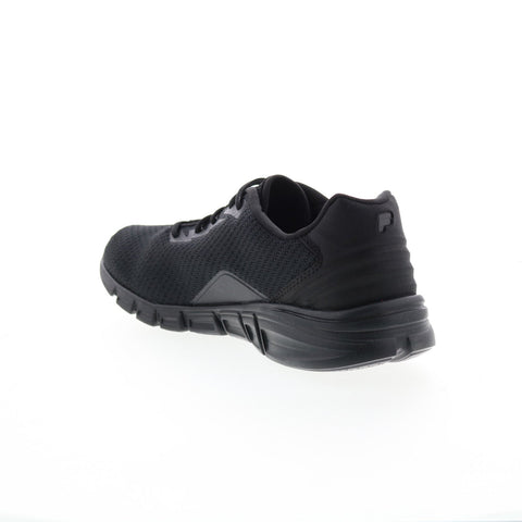 Fila Multiswift 5 1RM01303-001 Mens Black Leather Athletic Running Shoes