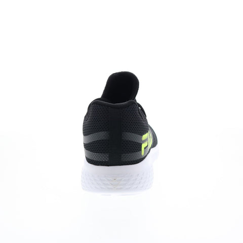 Fila Turnkey 1RM01305-016 Mens Black Canvas Lace Up Athletic Running Shoes