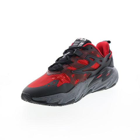 Fila Ray Tracer Evo 1RM01498-603 Mens Red Canvas Lifestyle Sneakers Shoes