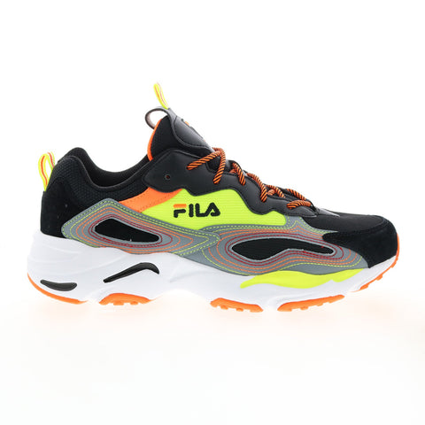 Fila Ray Tracer Stitch 1RM01560-006 Mens Black Lifestyle Sneakers Shoes