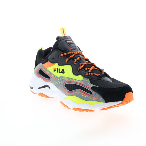Fila Ray Tracer Stitch 1RM01560-006 Mens Black Lifestyle Sneakers Shoes