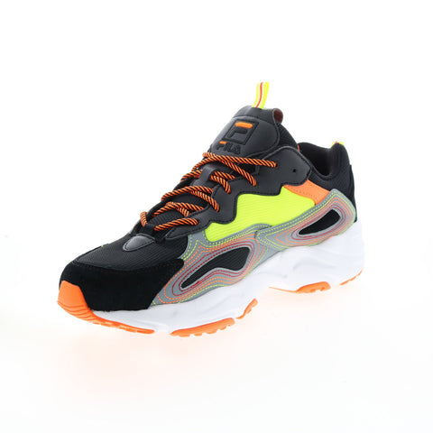 Fila Ray Tracer Stitch 1RM01560-006 Mens Black Lifestyle Sneakers Shoes