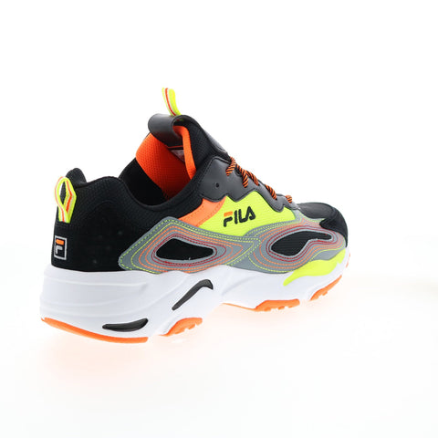 Fila Ray Tracer Stitch 1RM01560-006 Mens Black Lifestyle Sneakers Shoes