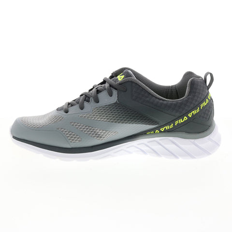 Fila Memory Galaxia 3 1RM01599-090 Mens Gray Canvas Athletic Running Shoes