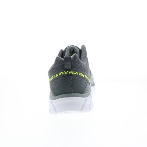 Fila Memory Galaxia 3 1RM01599-090 Mens Gray Canvas Athletic Running Shoes
