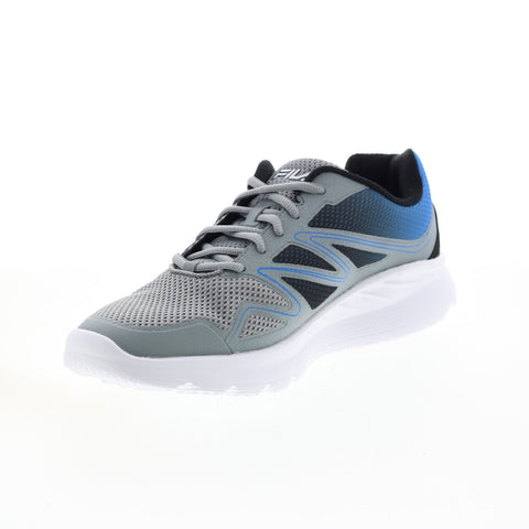 Fila Memory Panorama 9 1RM01606-057 Mens Gray Canvas Athletic Running Shoes