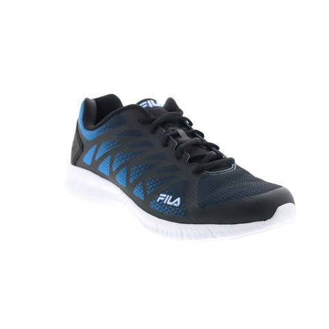 Fila Memory Fantom 6 1RM01628-009 Mens Black Canvas Athletic Running Shoes