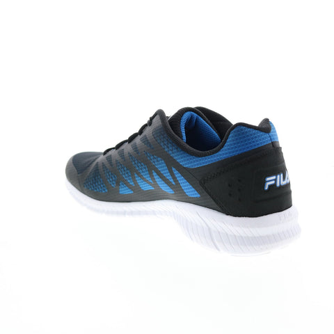 Fila Memory Fantom 6 1RM01628-009 Mens Black Canvas Athletic Running Shoes